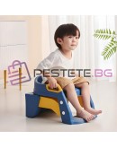 Детска седалка гърне адаптер за тоалетна чиния със стълбичка